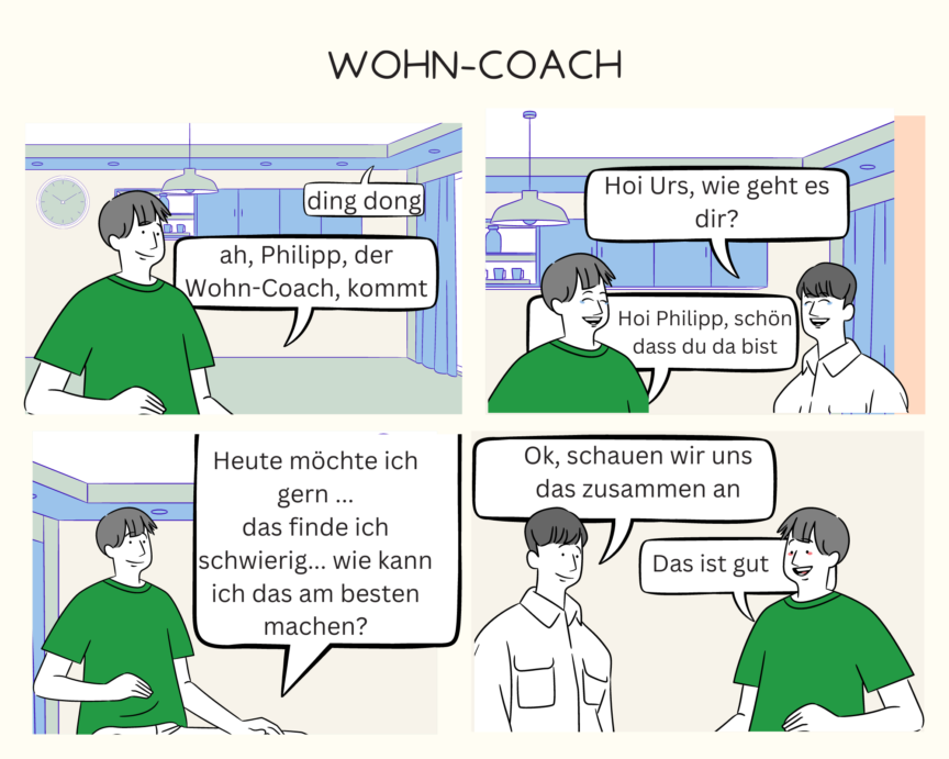 Wohn Coach gruen